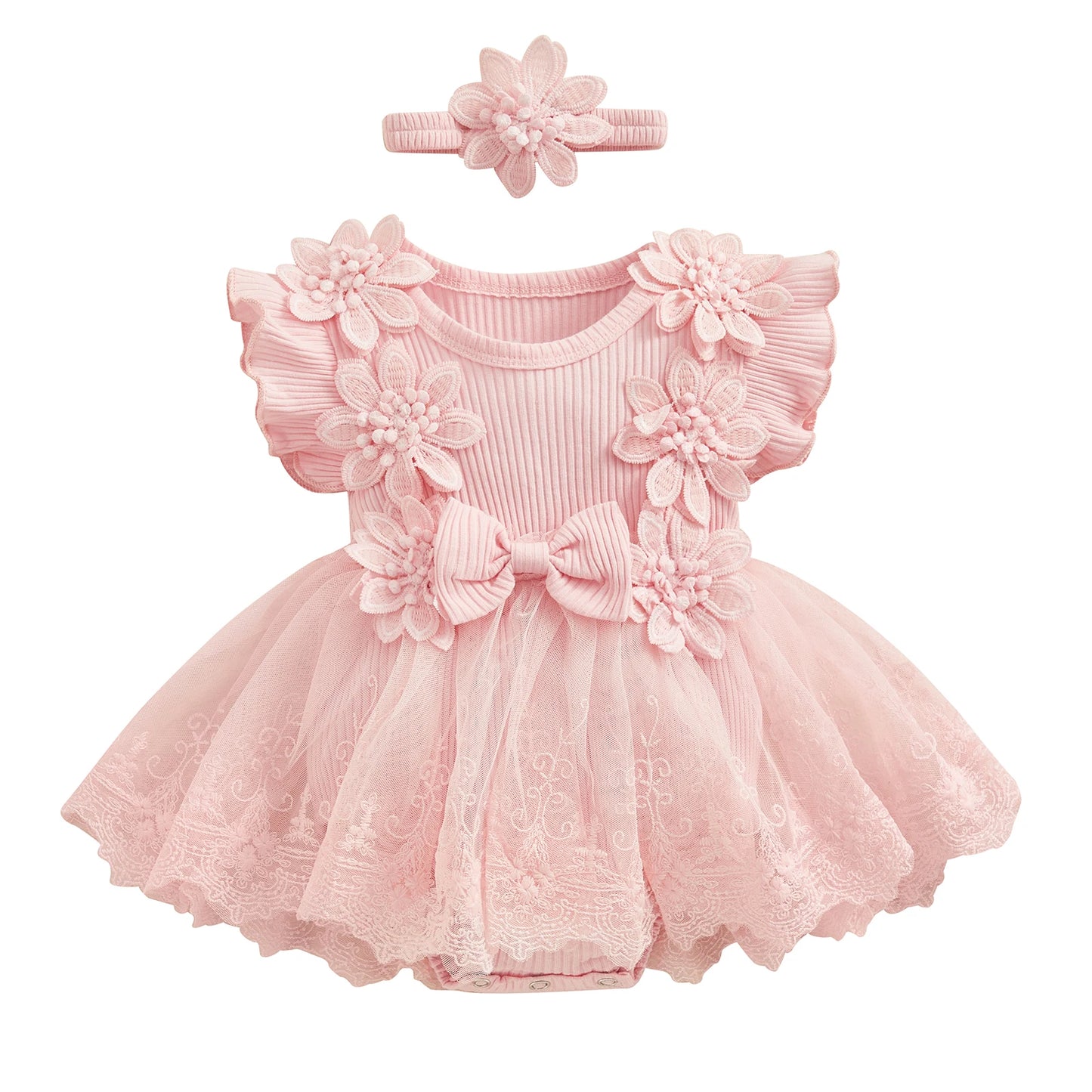 Summer Baby Girl Princess Romper