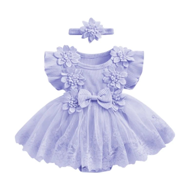 Summer Baby Girl Princess Romper