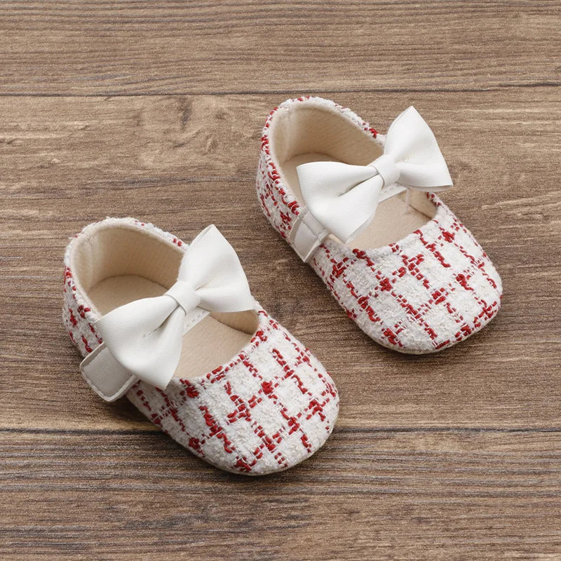 Baby Girl Soft Cotton Walking Shoes 0-12 Months