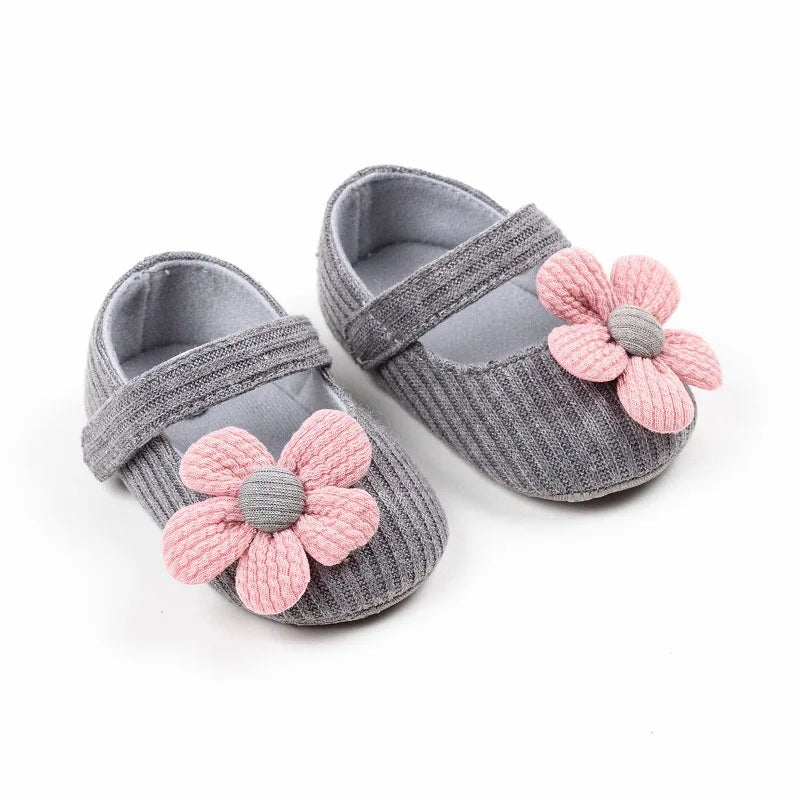 Anti-slip First Walking Baby Girls Shoes 0-12M