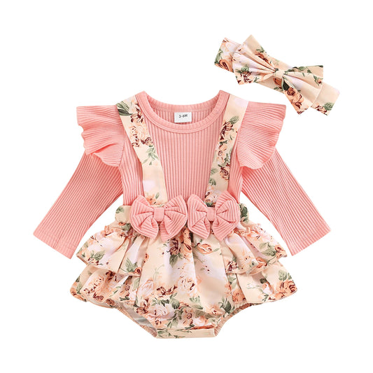 Baby Girl 2Pcs Floral Outfits
