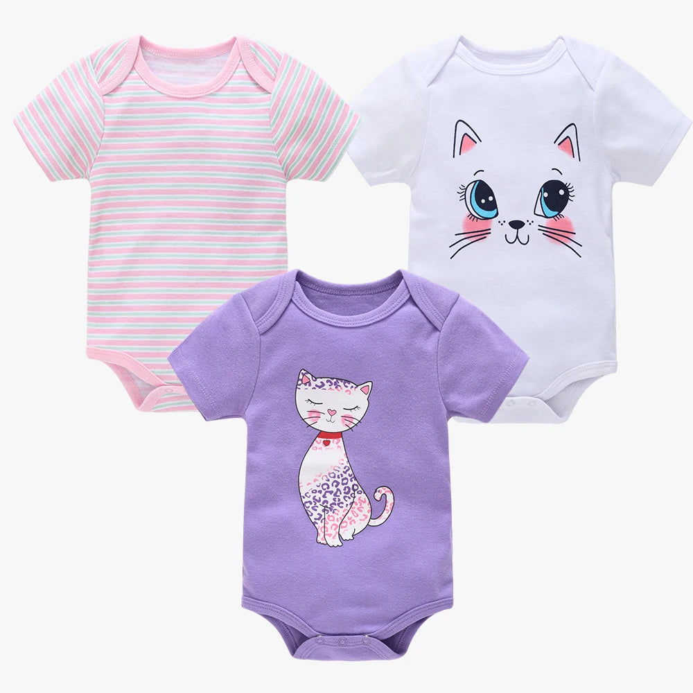 Baby Bodysuit Set 0-12 Months