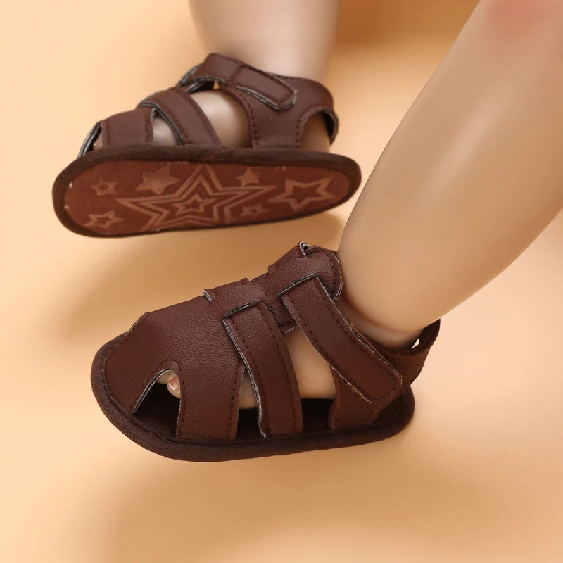 Baby Boys Girls Soft Sole Sandal Shoes 0-24M