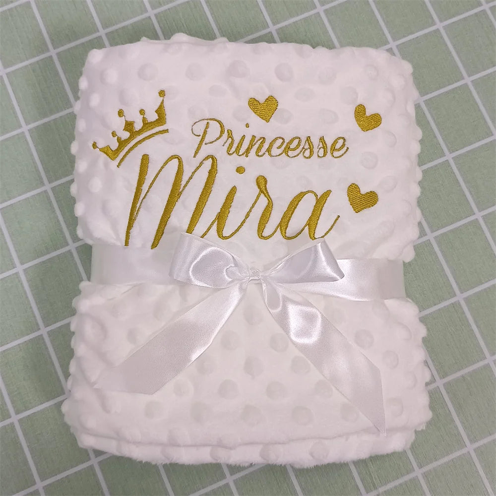 Personalized Baby Swaddle Blanket