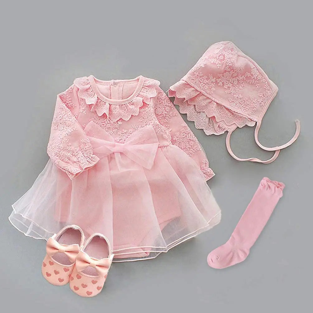 Baby Girl Party & Christening Dress Set