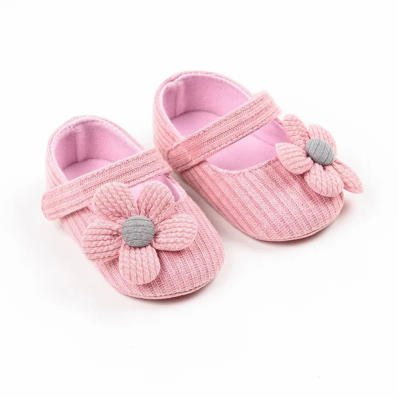 Anti-slip First Walking Baby Girls Shoes 0-12M