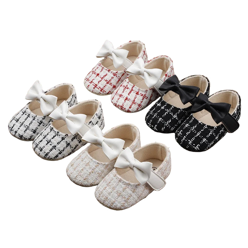 Baby Girl Soft Cotton Walking Shoes 0-12 Months