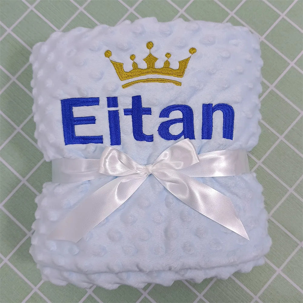 Personalized Baby Swaddle Blanket