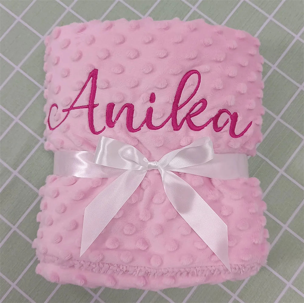 Personalized Baby Swaddle Blanket