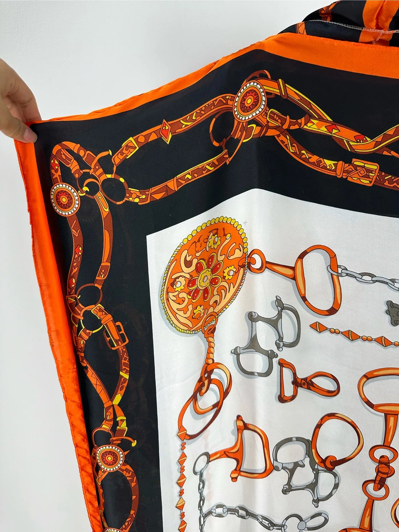 African Women Kaftan Robe with Headscarf