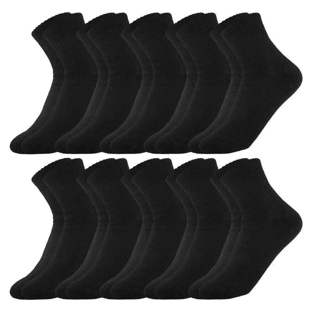 Men’s Striped Sports Ankle Socks (5 Pairs)