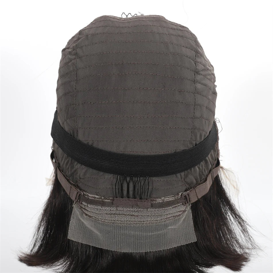 Straight Human Hair Bob – 13x4 Lace Front Wig