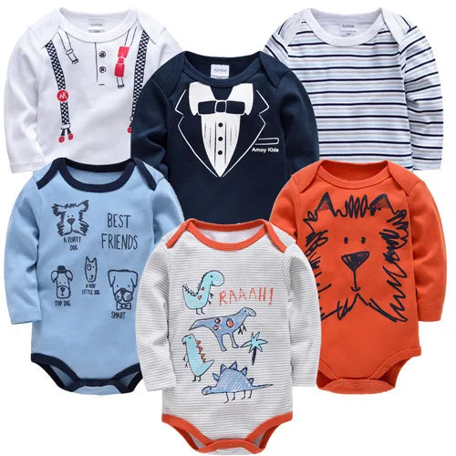 Baby Long Sleeve Autumn Bodysuit Set