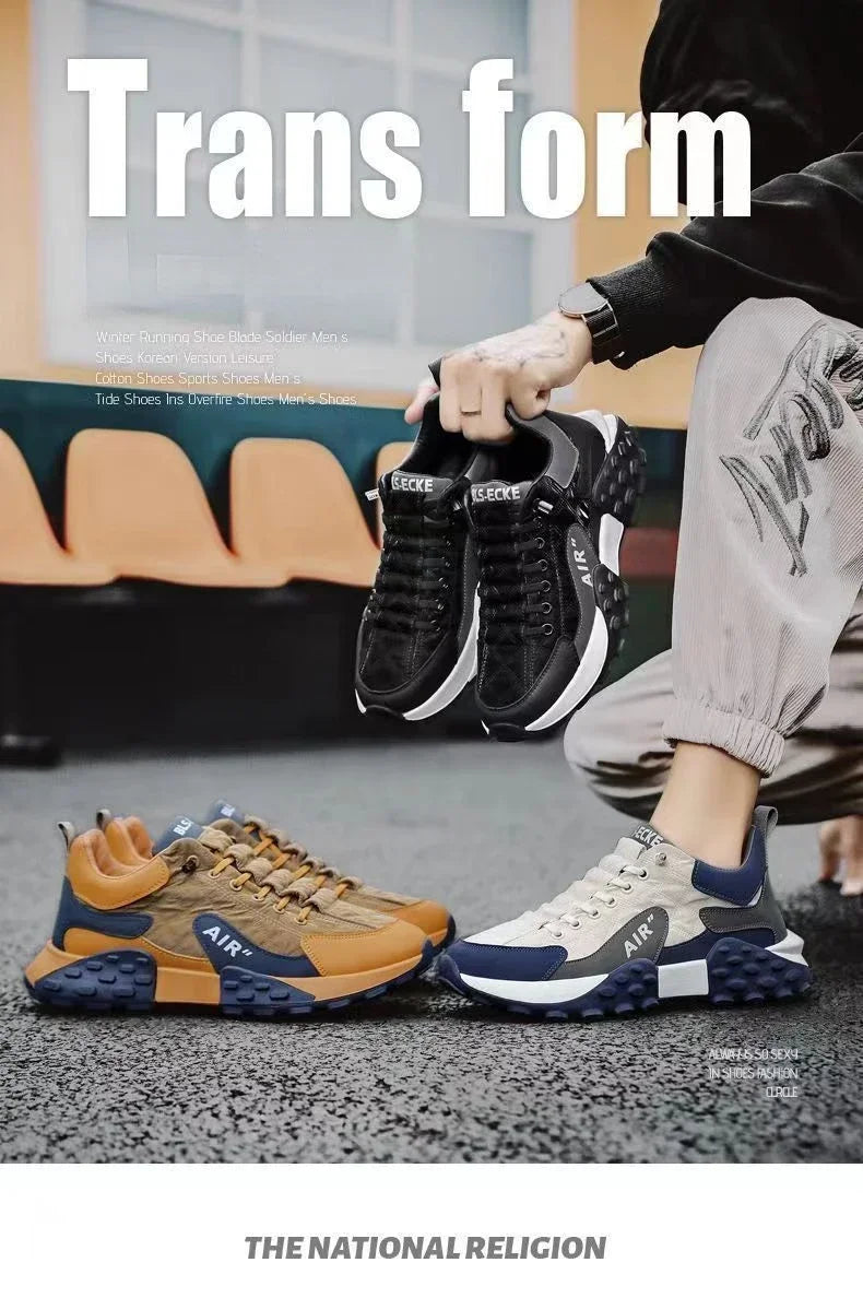 Men’s Platform Vulcanized Sneakers