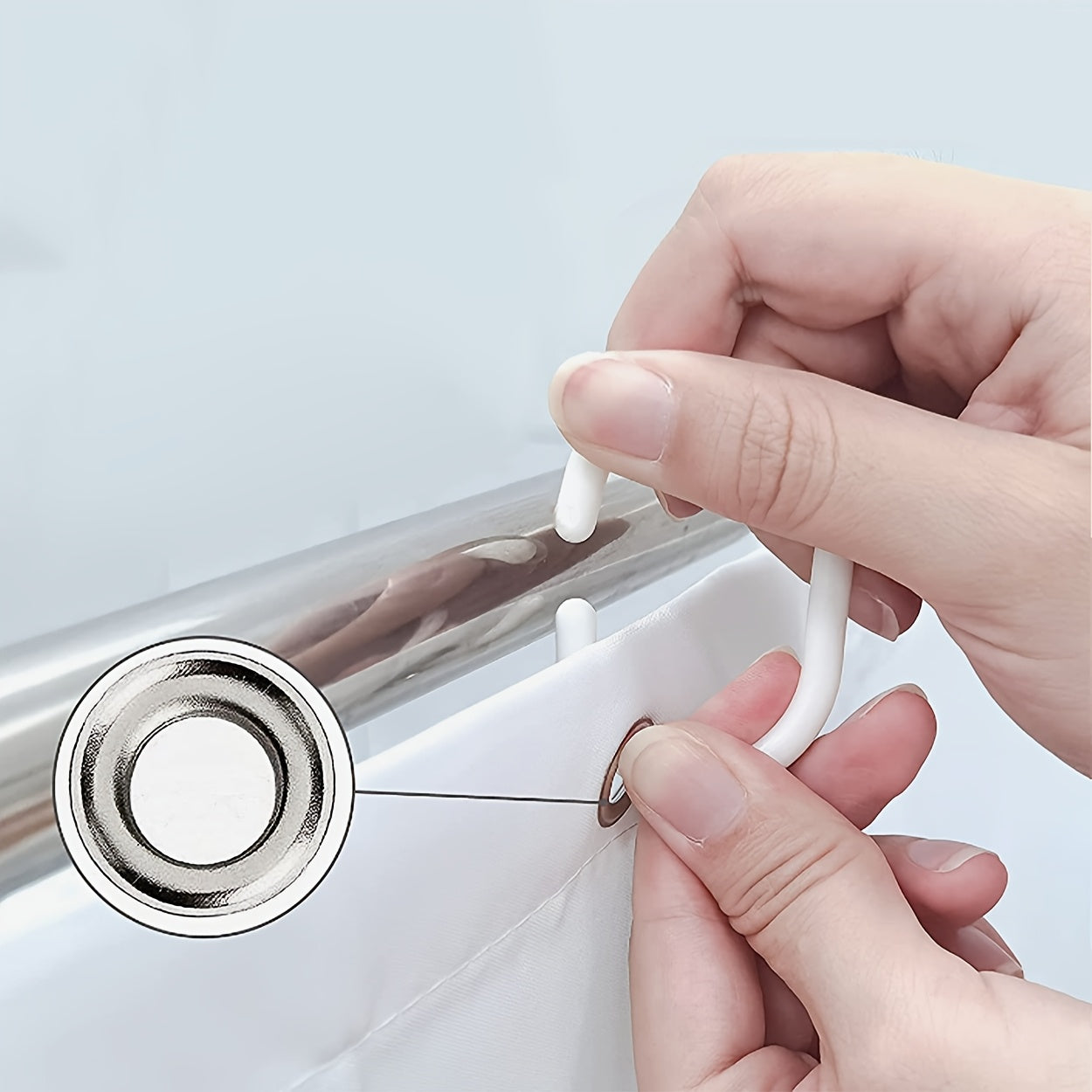 Outdoor Curtain, Semi-transparent Glass Door Print Pattern 2D, Machine Washable Suitable for Patio, Pavilion, Courtyard, Garden, Bathroom, All Seasons with Hook, 1pc/2pcs Sunshade Curtain, Toilet Cover, Bathroom Accessories,