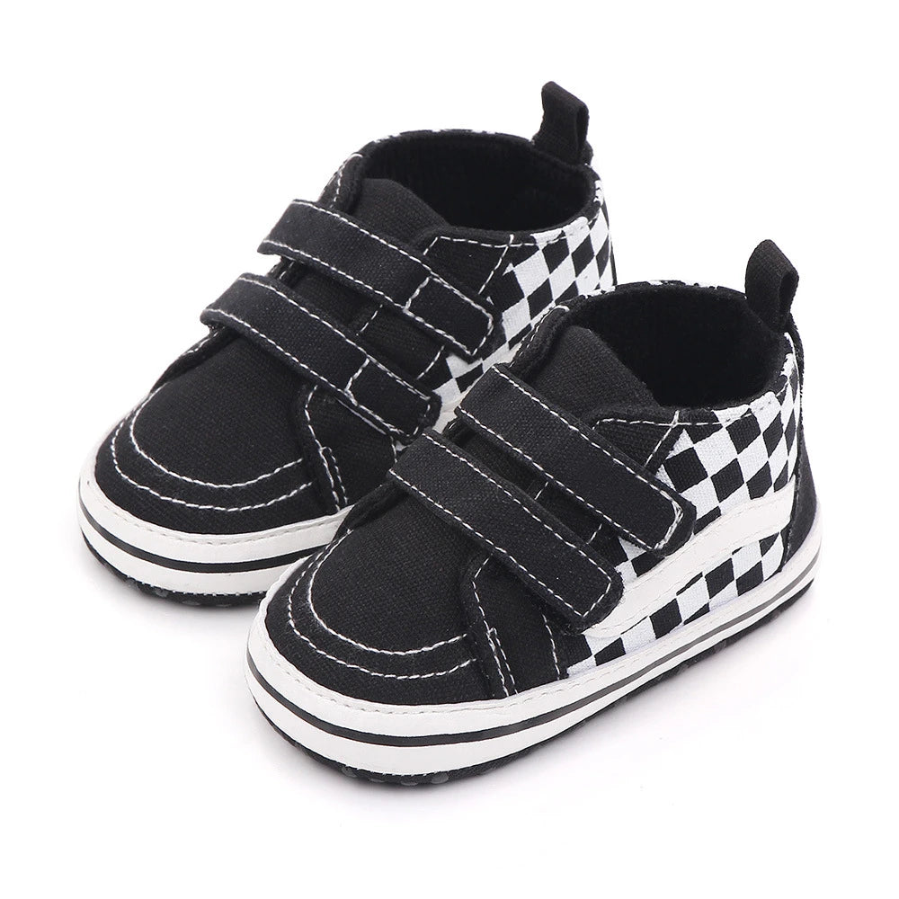 Baby Boys Soft Sole Canvas Sneakers