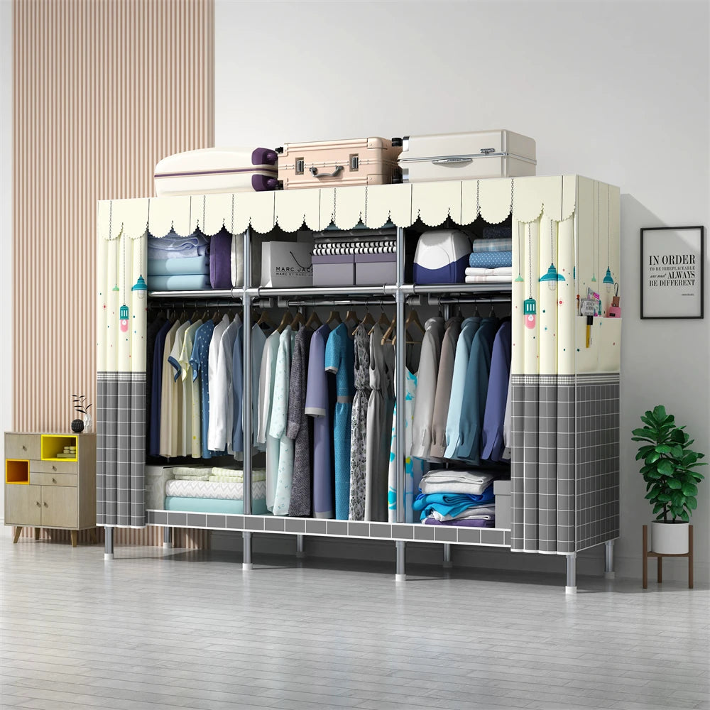 Bedroom Foldable Cloth Wardrobe