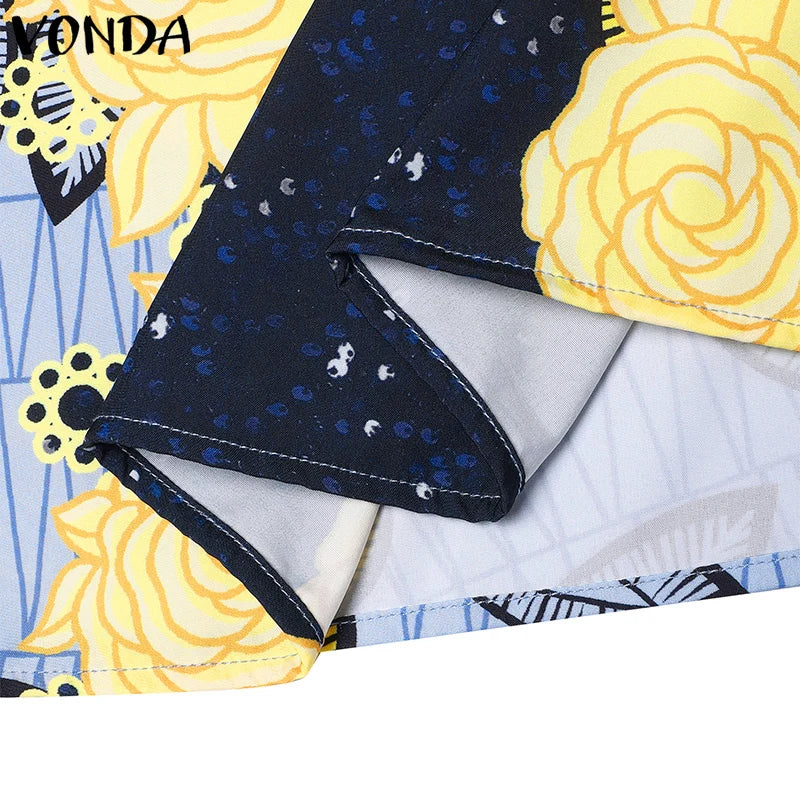 Women Casual Flared Maxi Dress