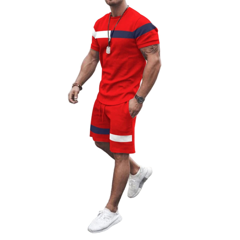 Men’s 3D T-Shirt & Shorts Set