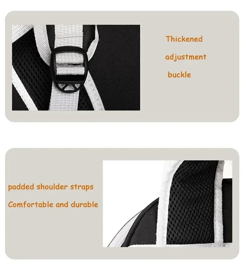 Transparent Capsule Pet Backpack for Cat & Pup