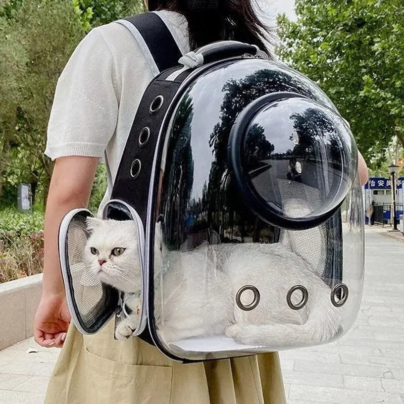 Clear Capsule Cat Pet Carrier Backpack
