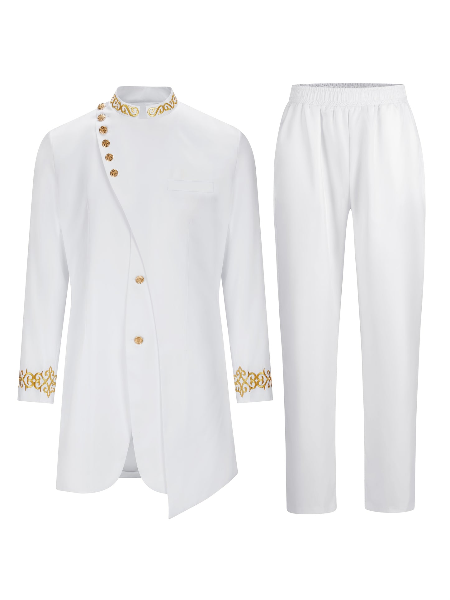 Men's Casual Long-sleeved Two-piece Suit