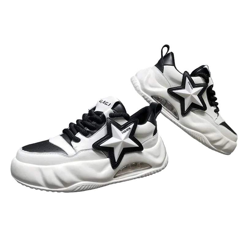 Men's Chunky Leather Sneakers
