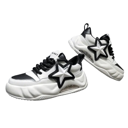 Men's Chunky Leather Sneakers