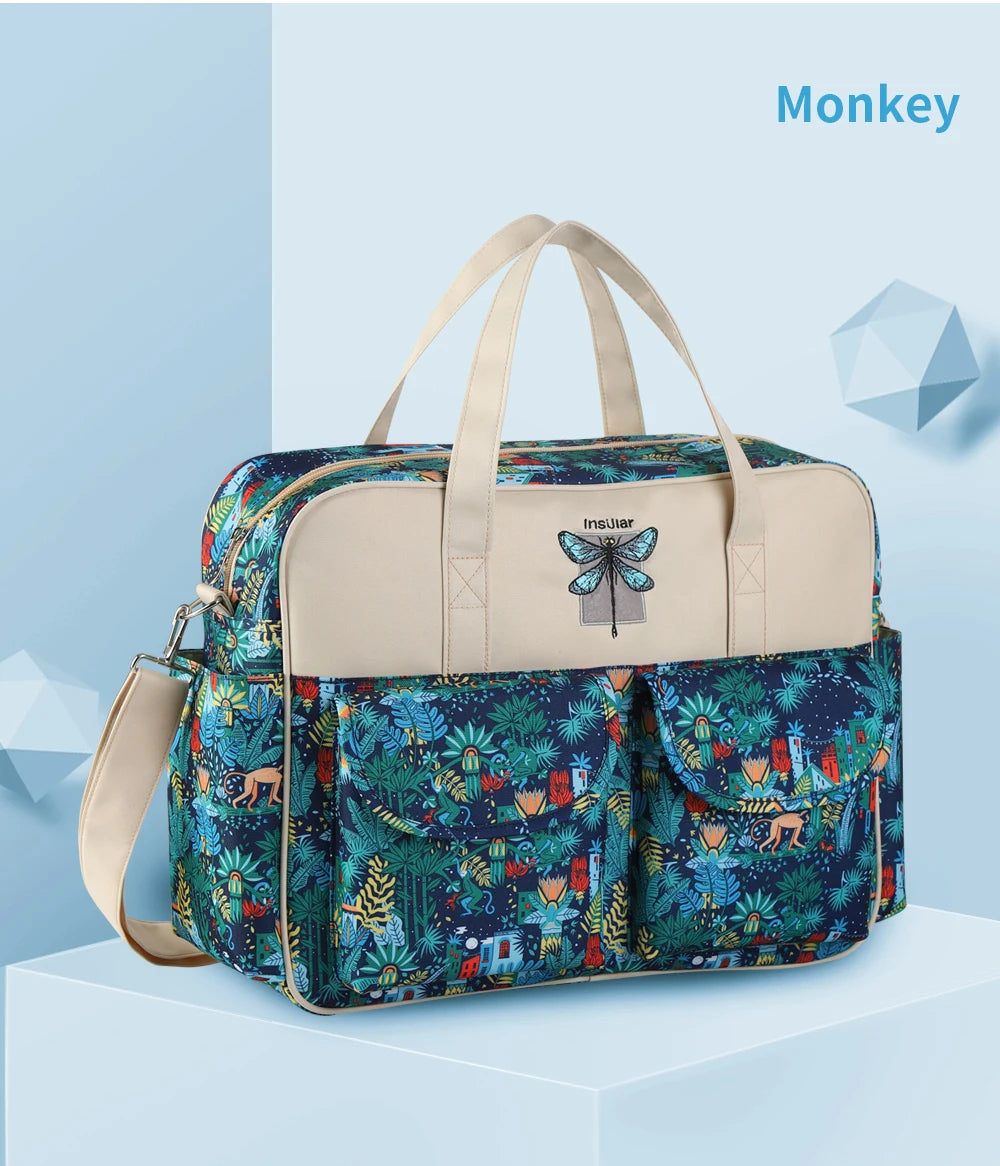 Stylish Waterproof Multifunctional Diaper Bag