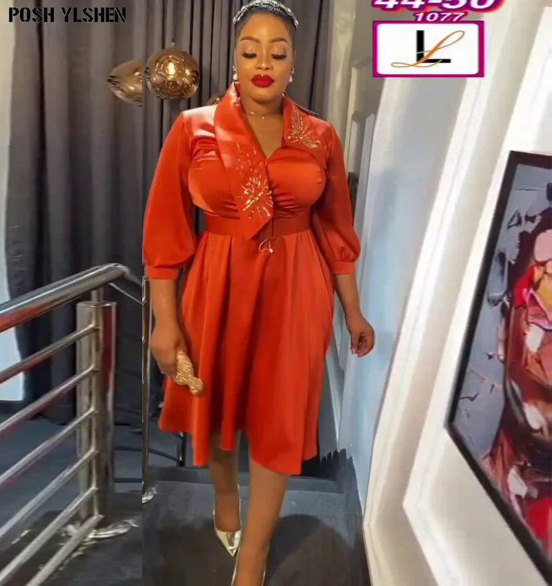 Elegant African Wedding Dress