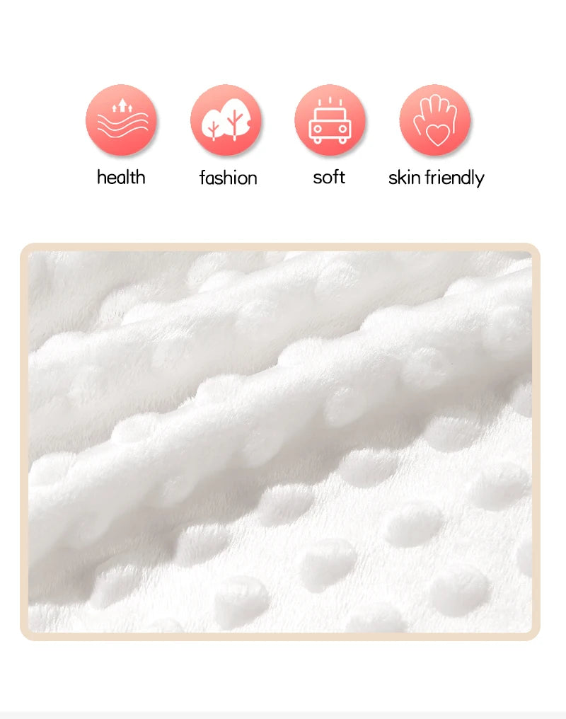 Minky Baby Super Soft Kids Swaddle Blanket