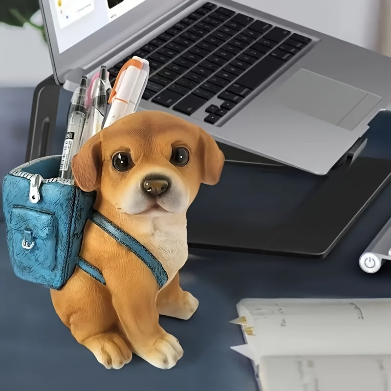 Adorable Dog-Shaped Desk Organizer