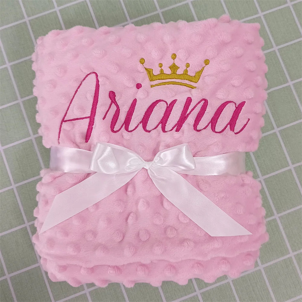 Personalized Baby Swaddle Blanket