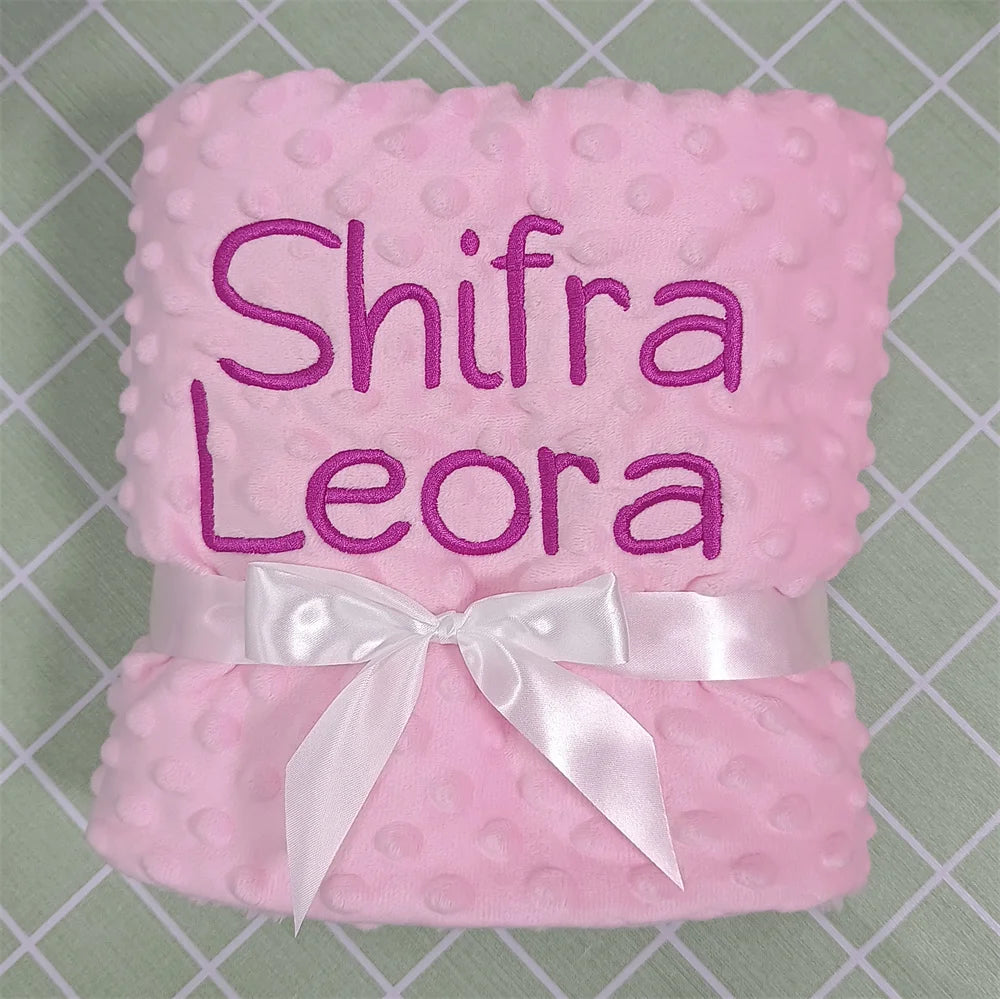 Personalized Baby Swaddle Blanket