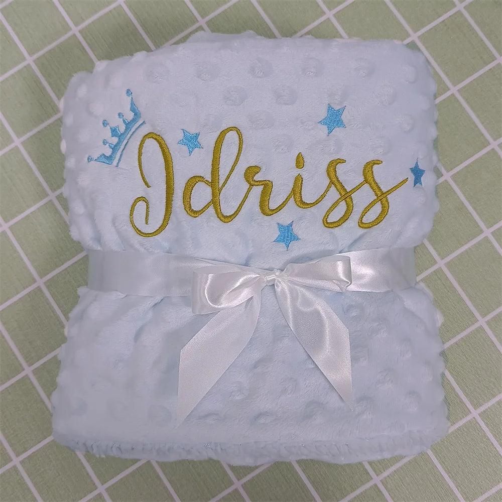 Personalized Baby Swaddle Blanket