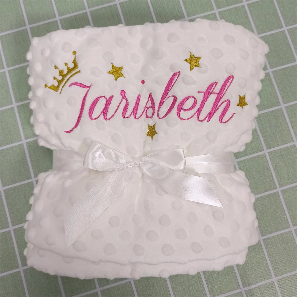 Personalized Baby Swaddle Blanket