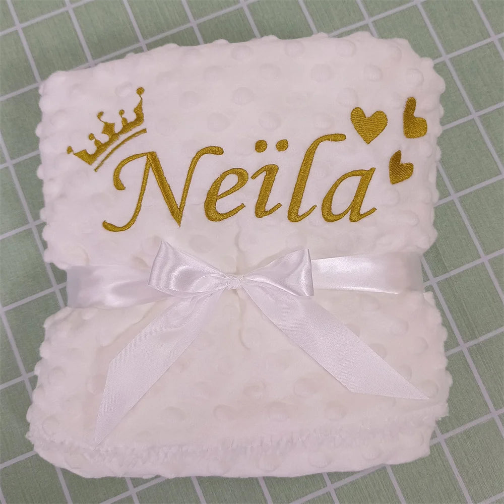 Personalized Baby Swaddle Blanket