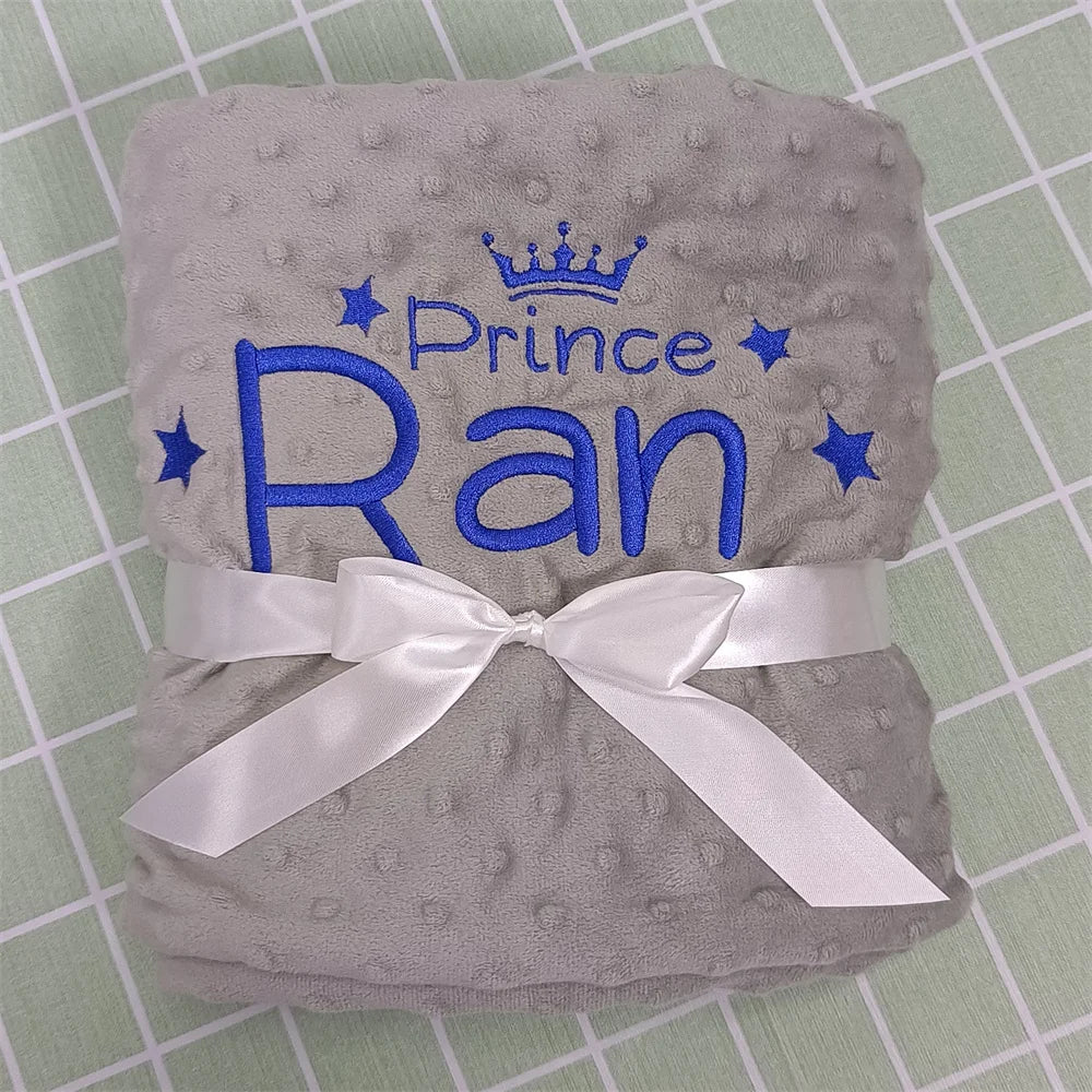 Personalized Baby Swaddle Blanket