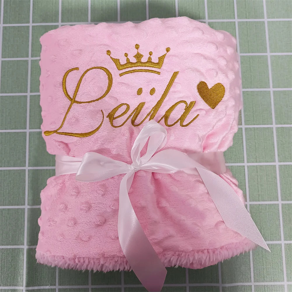 Personalized Baby Swaddle Blanket