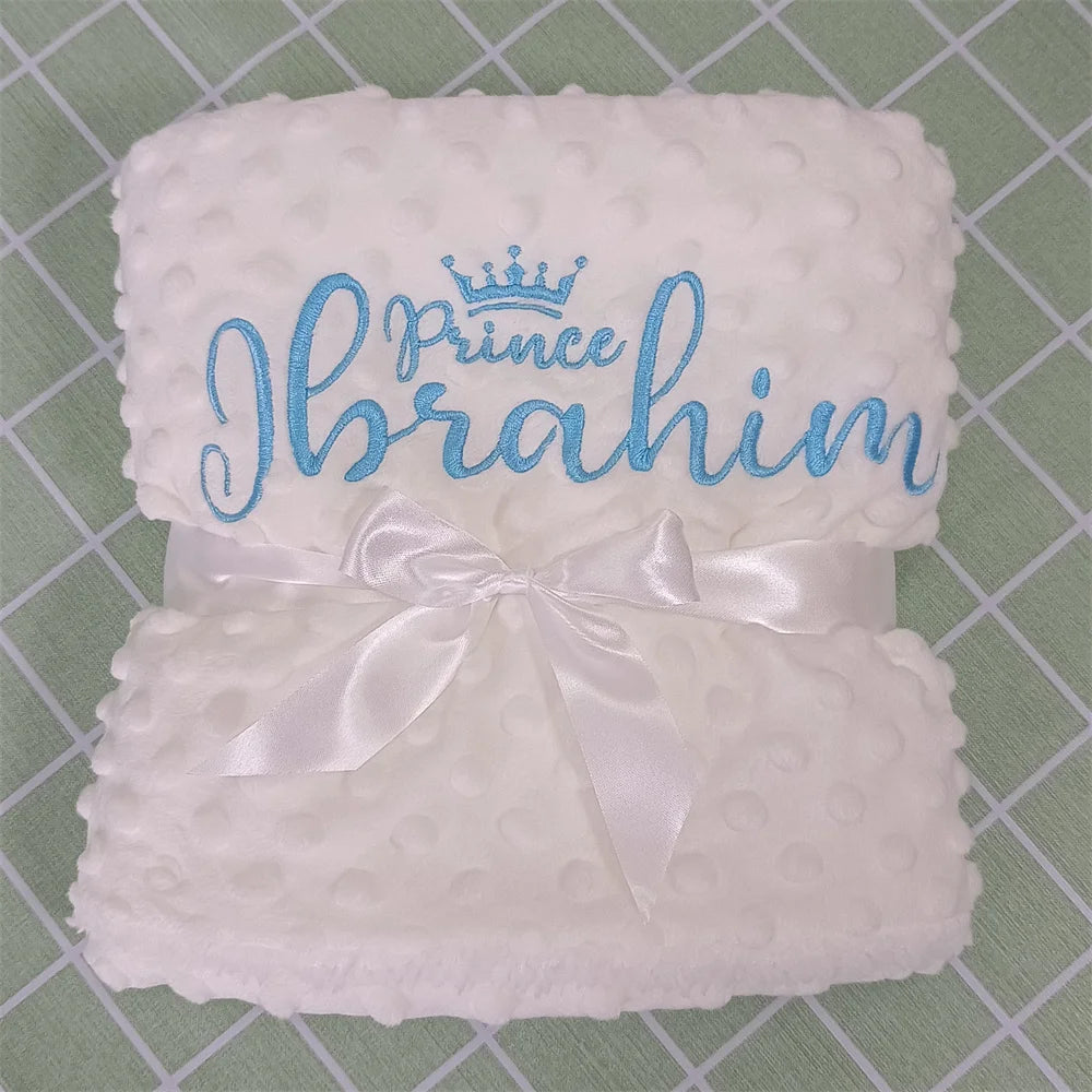 Personalized Baby Swaddle Blanket