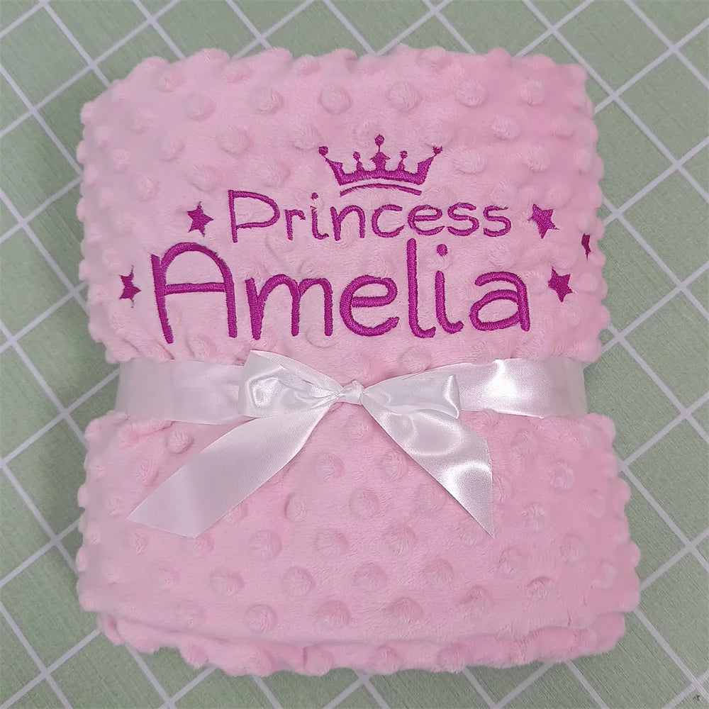 Personalized Baby Swaddle Blanket