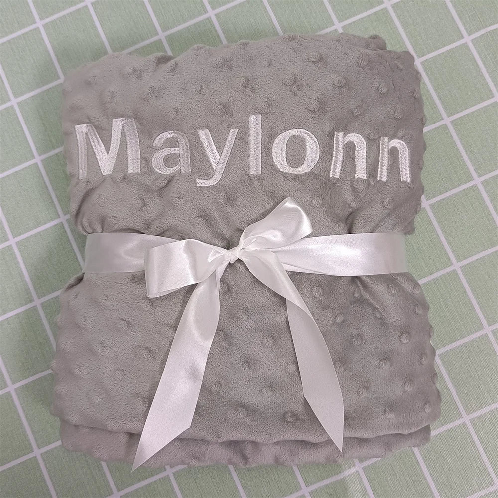 Personalized Baby Swaddle Blanket