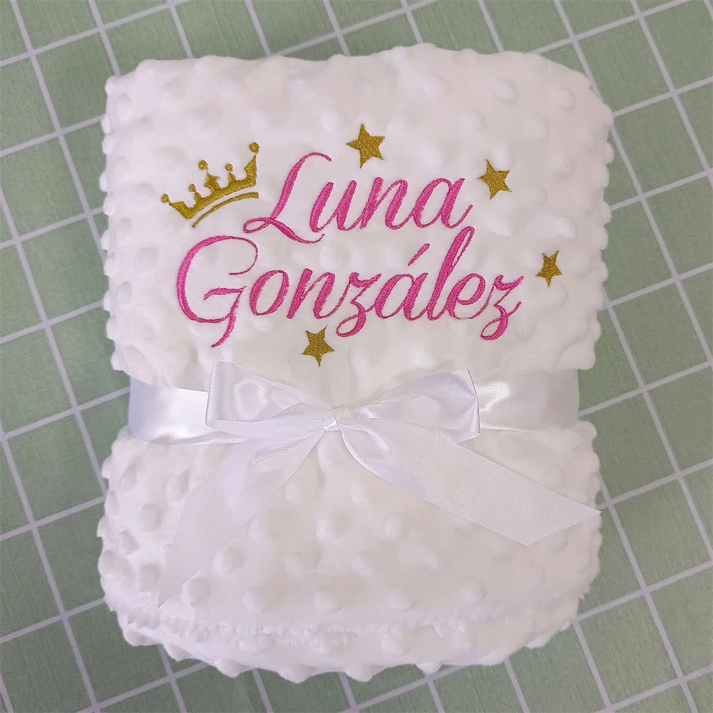 Personalized Baby Swaddle Blanket