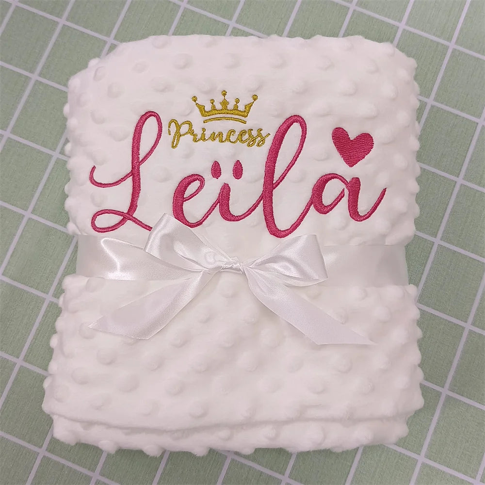 Personalized Baby Swaddle Blanket