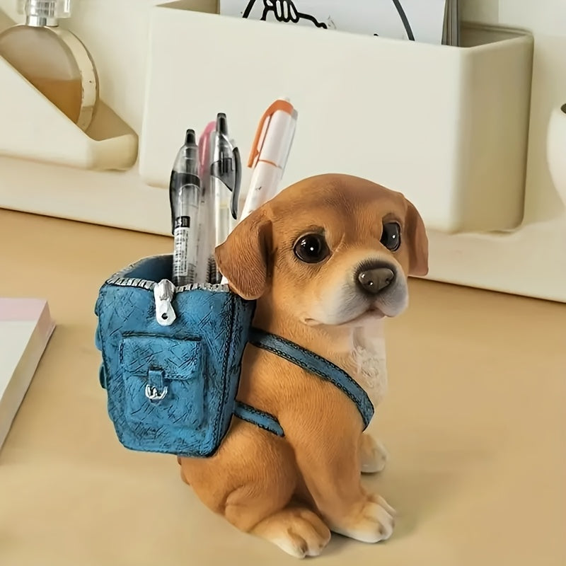 Adorable Dog-Shaped Desk Organizer