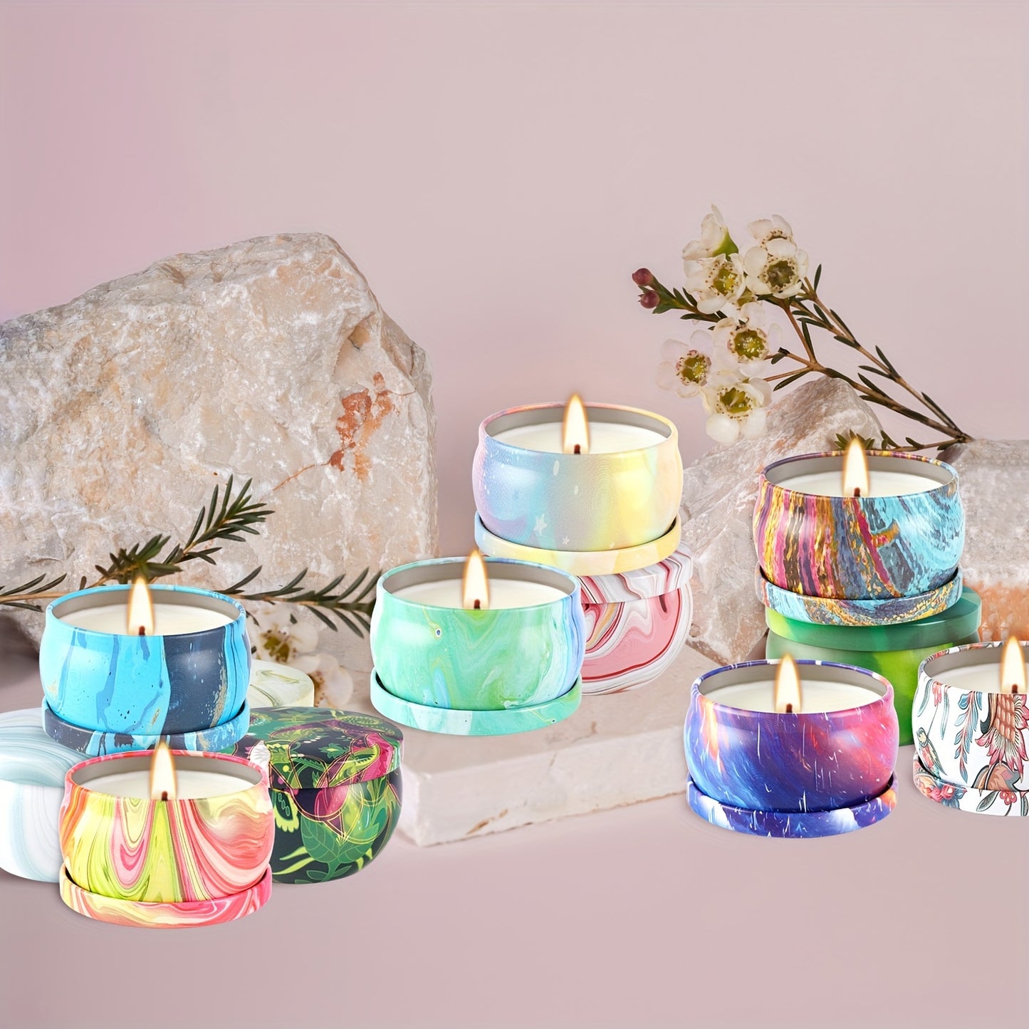 Aromatherapy Scented Candle Gift Set