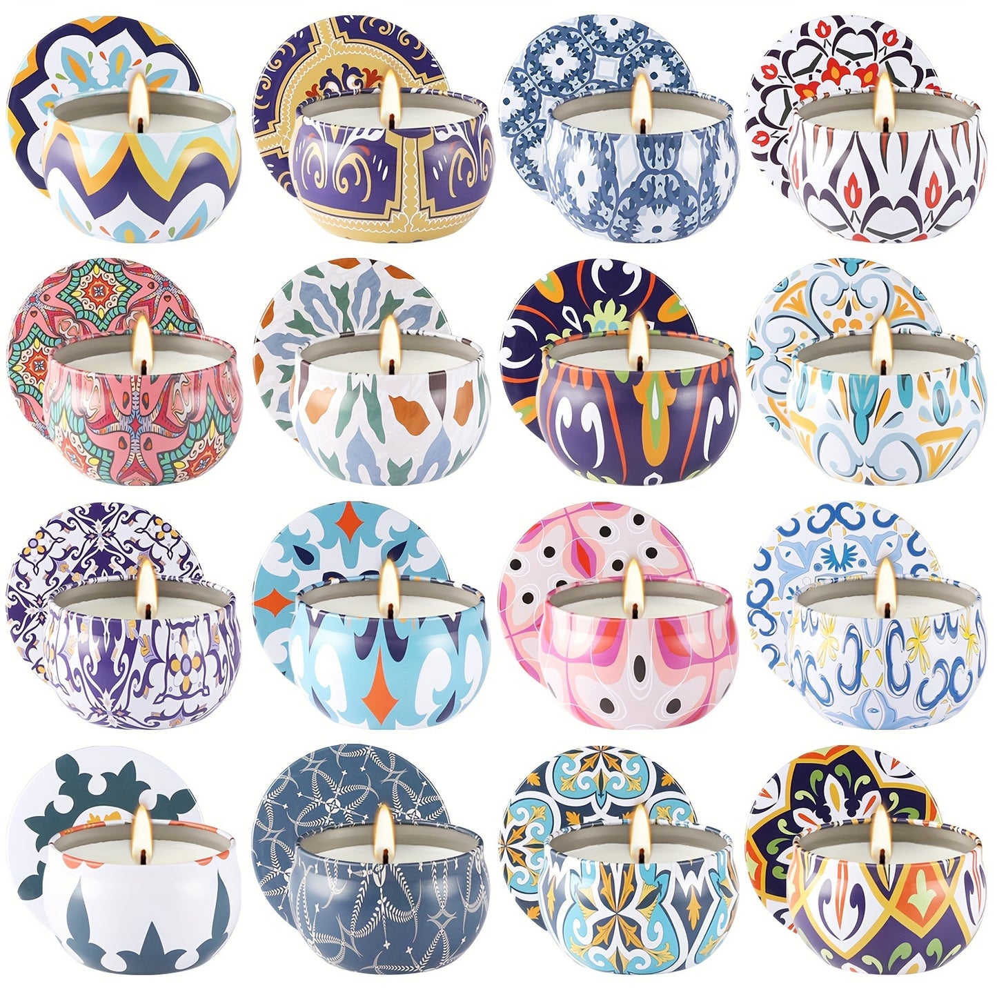 Victoria style Soy Wax Scented Candle Gift Set