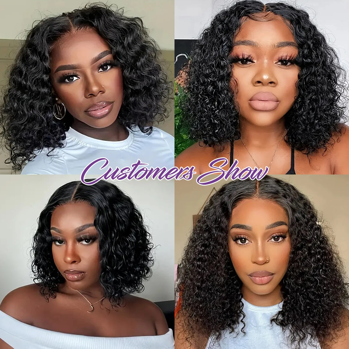 Deep Wave Lace Frontal Wigs for Women