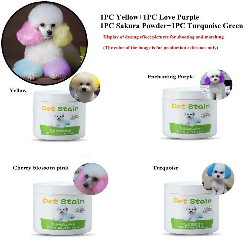 Semi-Permanent Dog Hair Dye Cream 100g