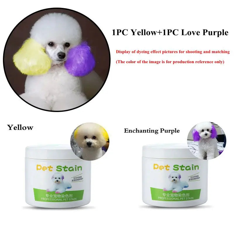 Semi-Permanent Dog Hair Dye Cream 100g